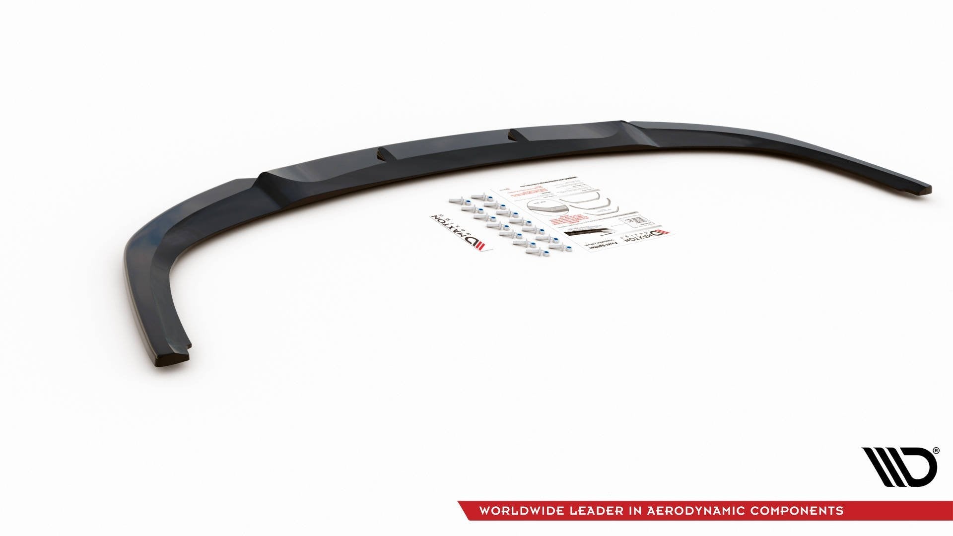 Prelungire splitter bara fata Mitsubishi Lancer Sportback Mk8 2007-2016 v6 - Maxton Design
