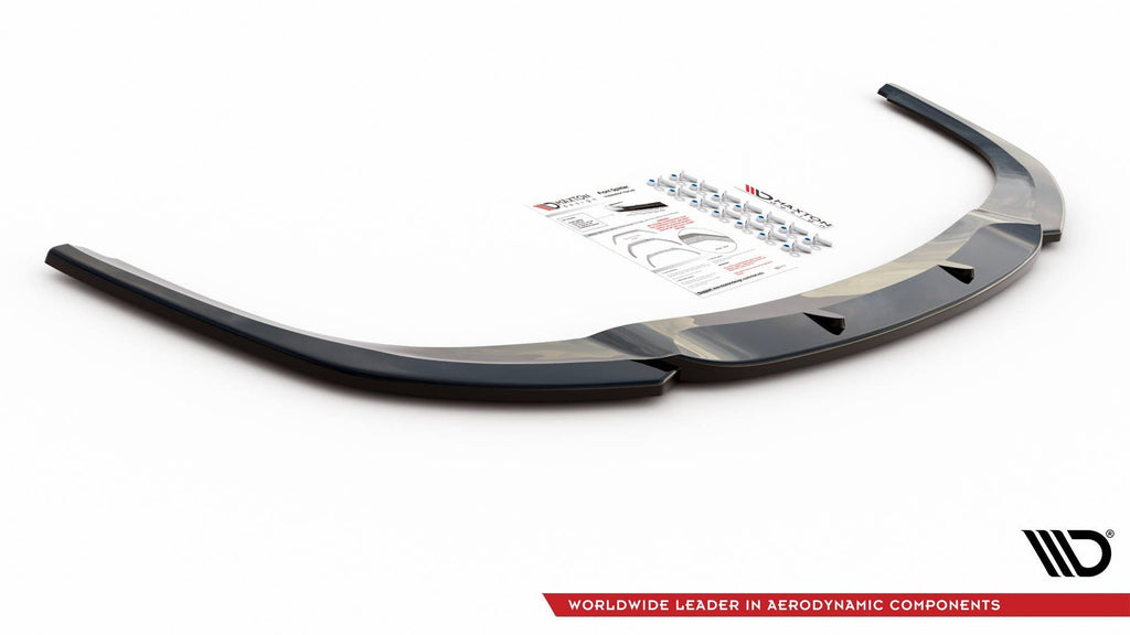 Prelungire splitter bara fata Mitsubishi Lancer Sportback Mk8 2007-2016 v6 - Maxton Design