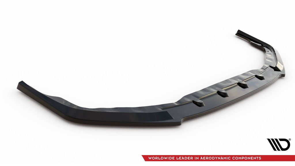 Prelungire splitter bara fata Nissan GTR R35 Facelift 2011-2016 v2 - Maxton Design