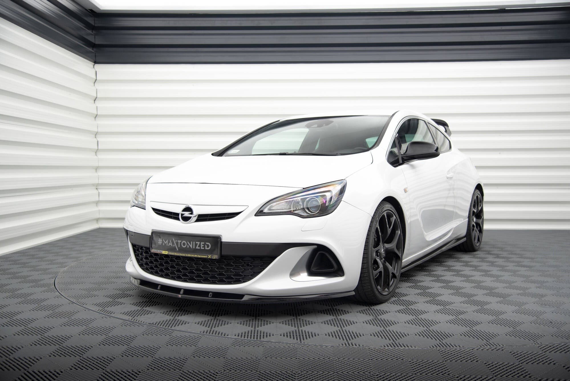 Prelungire splitter bara fata Opel Astra J OPC/ VXR Nurburg 2009-2015 v3 - Maxton Design