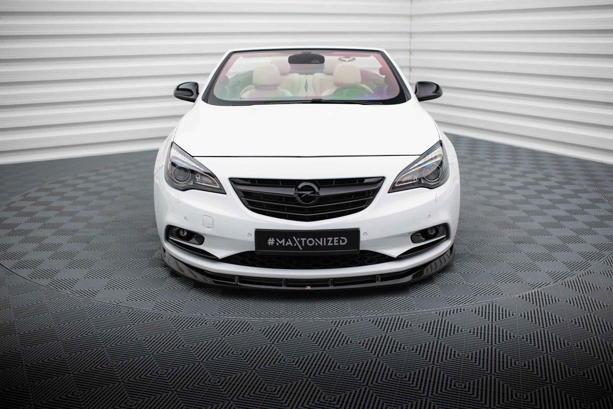 Prelungire splitter bara fata Opel Cascada 2013-2019 v1 - Maxton Design