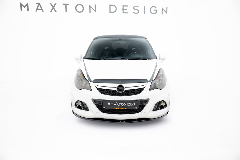 Prelungire splitter bara fata Opel Corsa D Mk4 OPC VXR 2004-2014 v5 - Maxton Design