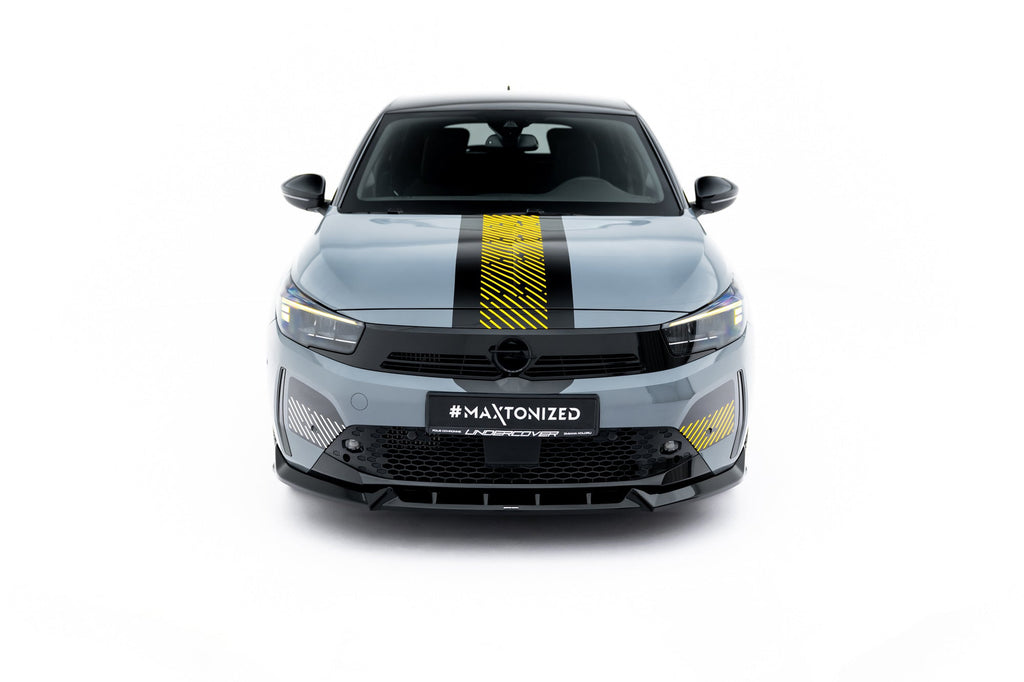 Prelungire splitter bara fata Opel Corsa F Facelift (Mk6 Facelift) 2023- v3 - Maxton Design