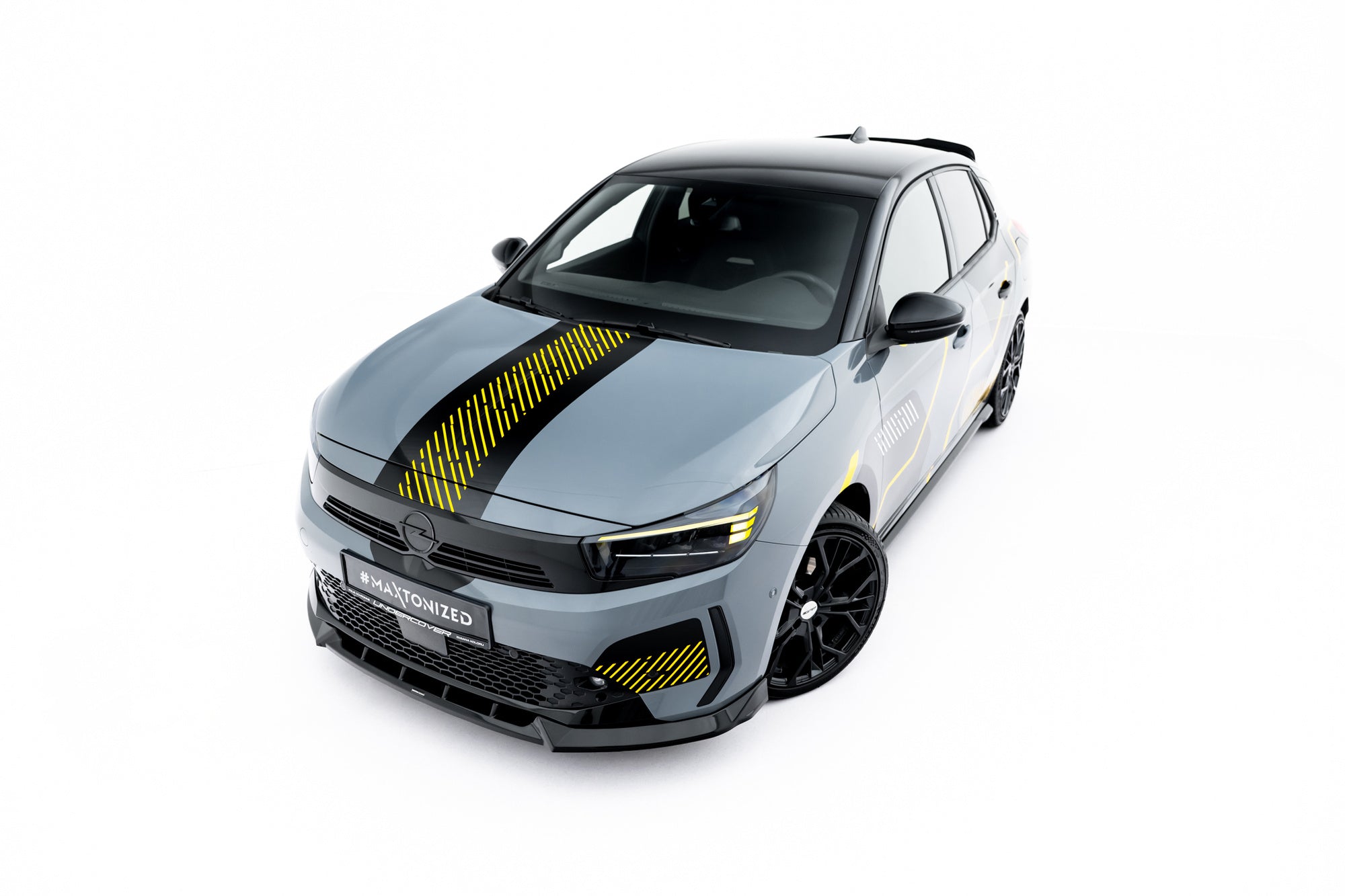 Prelungire splitter bara fata Opel Corsa F Facelift (Mk6 Facelift) 2023- v3 - Maxton Design