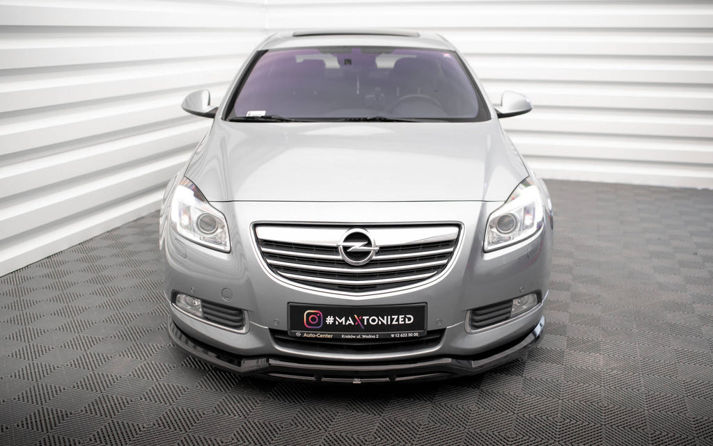 Prelungire splitter bara fata Opel Insignia OPC-Line Mk1 2008-2013 v9 - Maxton Design