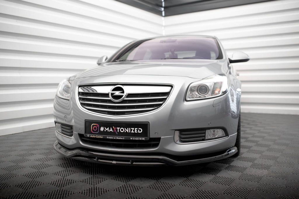 Prelungire splitter bara fata Opel Insignia OPC-Line Mk1 2008-2013 v9 - Maxton Design