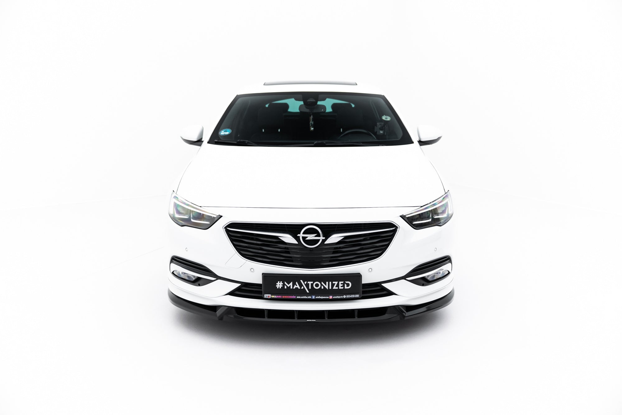 Prelungire splitter bara fata Opel Insignia OPC-Line Mk2 2017-2020 v4 - Maxton Design
