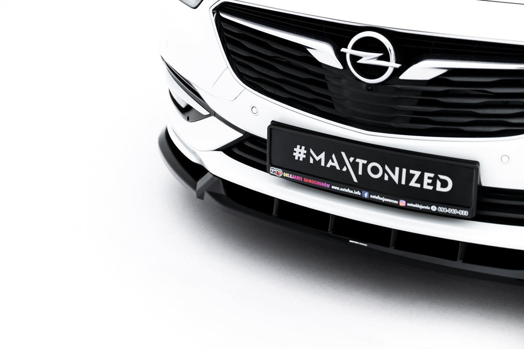 Prelungire splitter bara fata Opel Insignia OPC-Line Mk2 2017-2020 v4 - Maxton Design