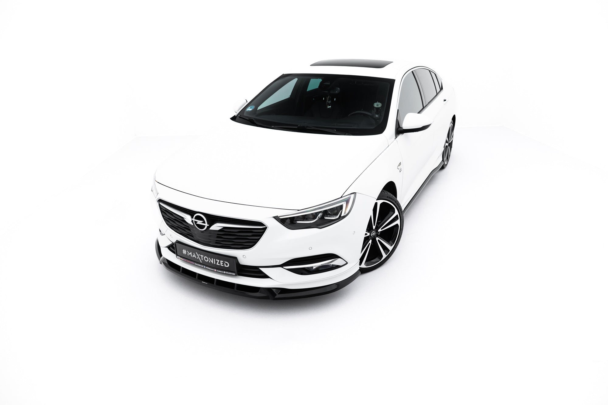 Prelungire splitter bara fata Opel Insignia OPC-Line Mk2 2017-2020 v4 - Maxton Design