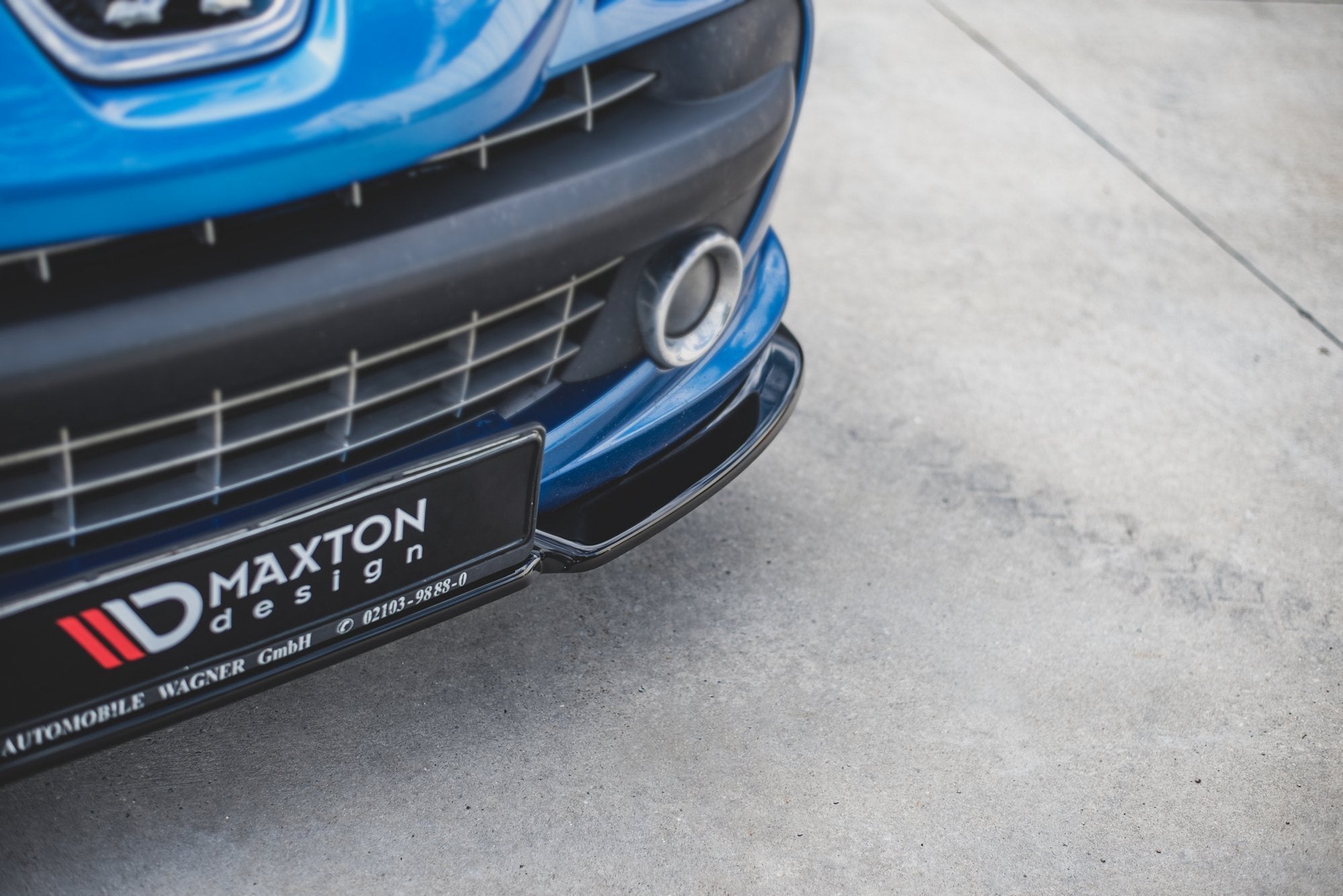 Prelungire splitter bara fata Peugeot 207 Sport 2006-2009 v2 - Maxton Design
