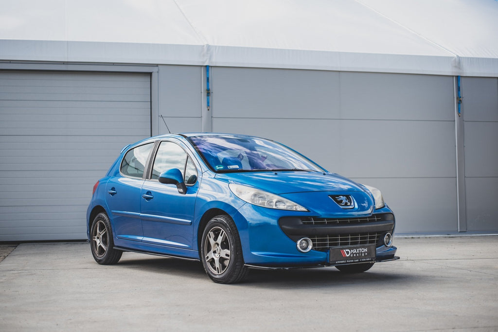 Prelungire splitter bara fata Peugeot 207 Sport 2006-2009 v2 - Maxton Design