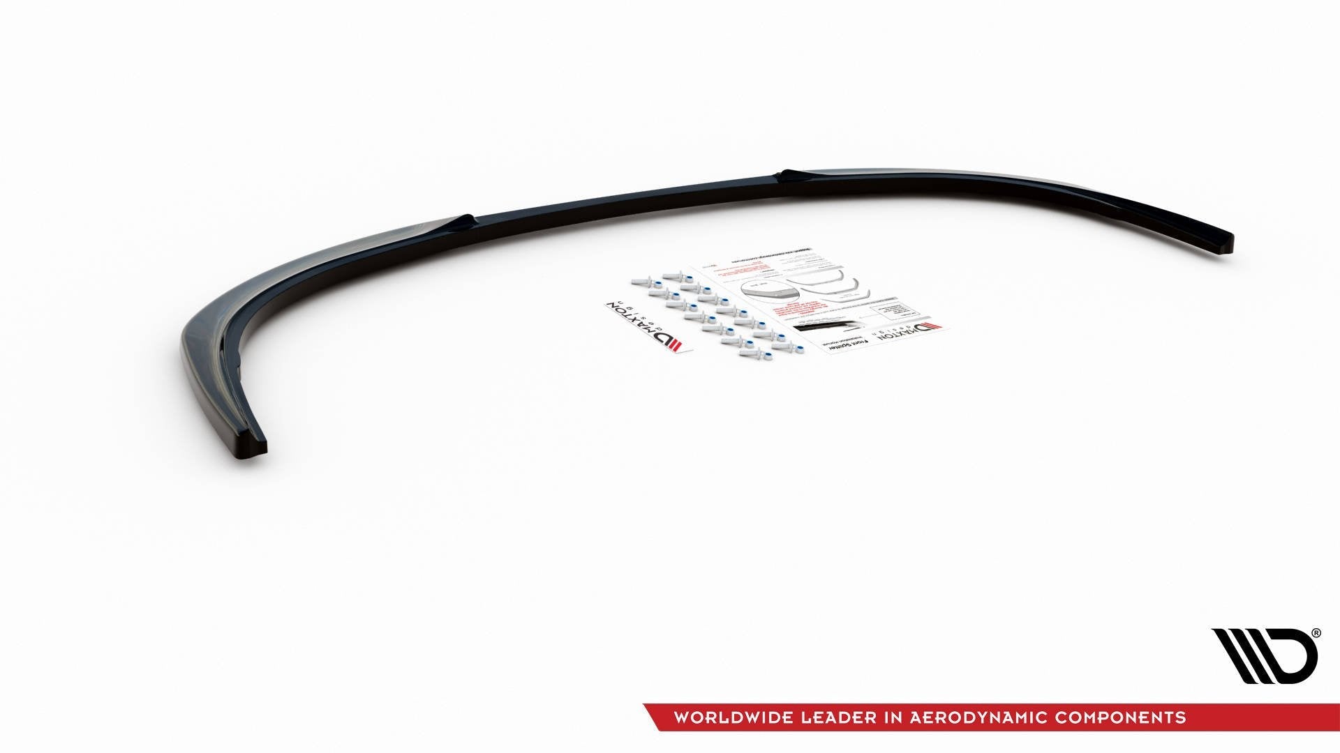 Prelungire splitter bara fata Peugeot 207 Sport 2006-2009 v2 - Maxton Design