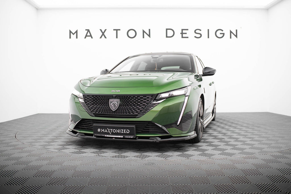 Prelungire splitter bara fata Peugeot 308 GT Mk3 2021- v3 - Maxton Design