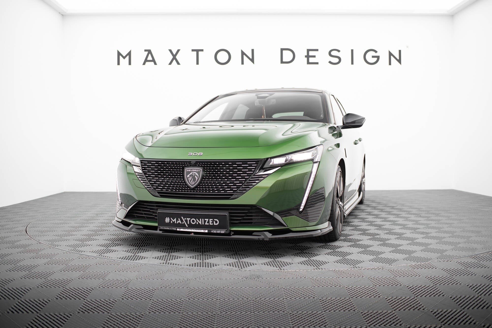 Prelungire splitter bara fata Peugeot 308 GT Mk3 2021- v3 - Maxton Design