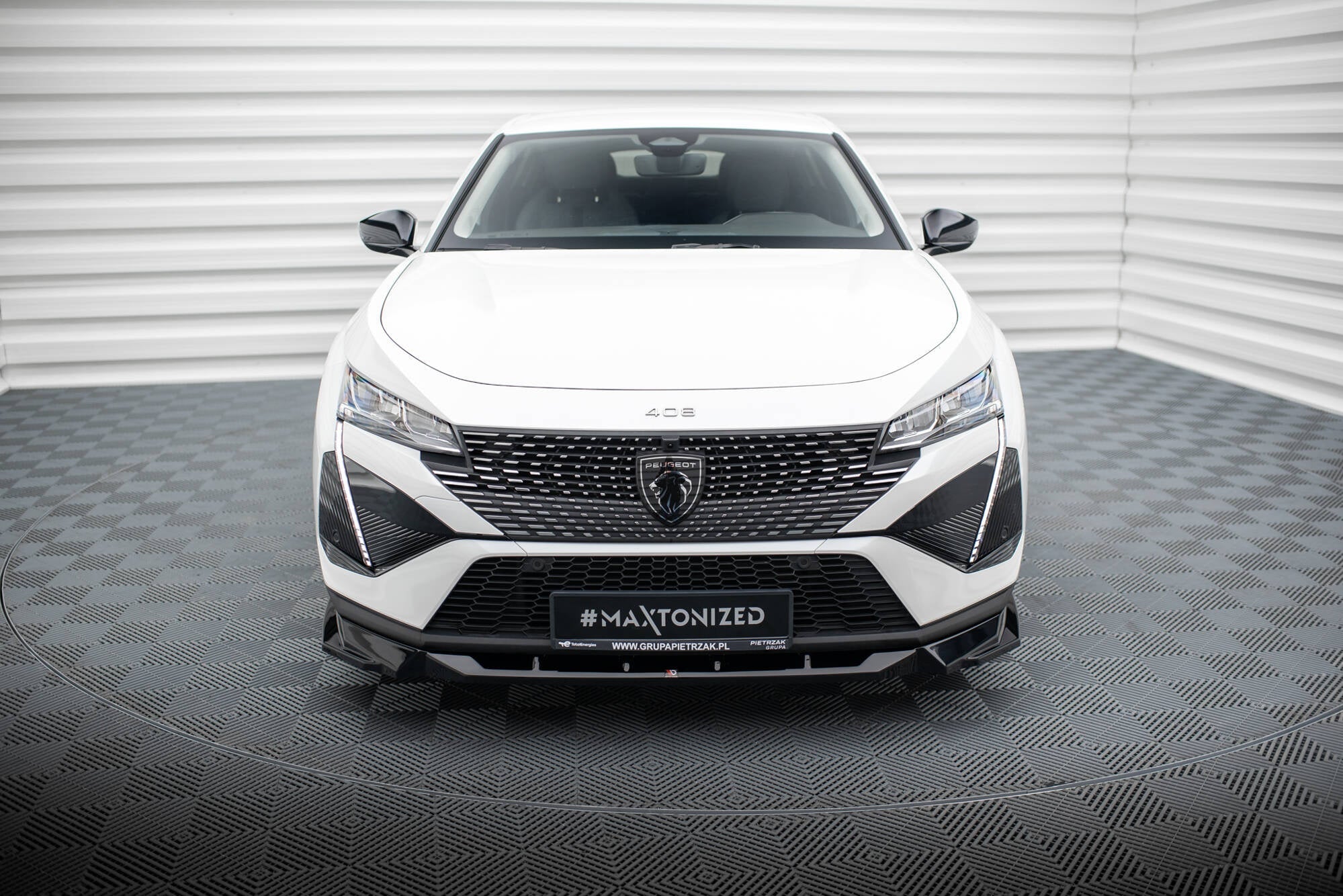 Prelungire splitter bara fata Peugeot 408 Mk1 2022- v1 - Maxton Design