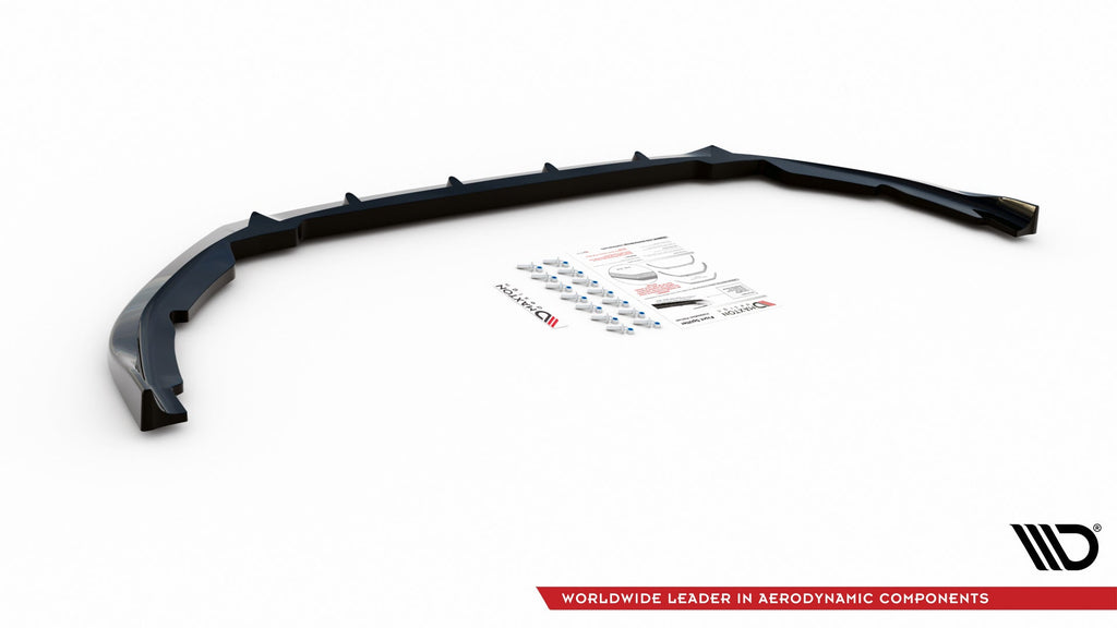 Prelungire splitter bara fata Peugeot Partner Mk3 2018- v1 - Maxton Design