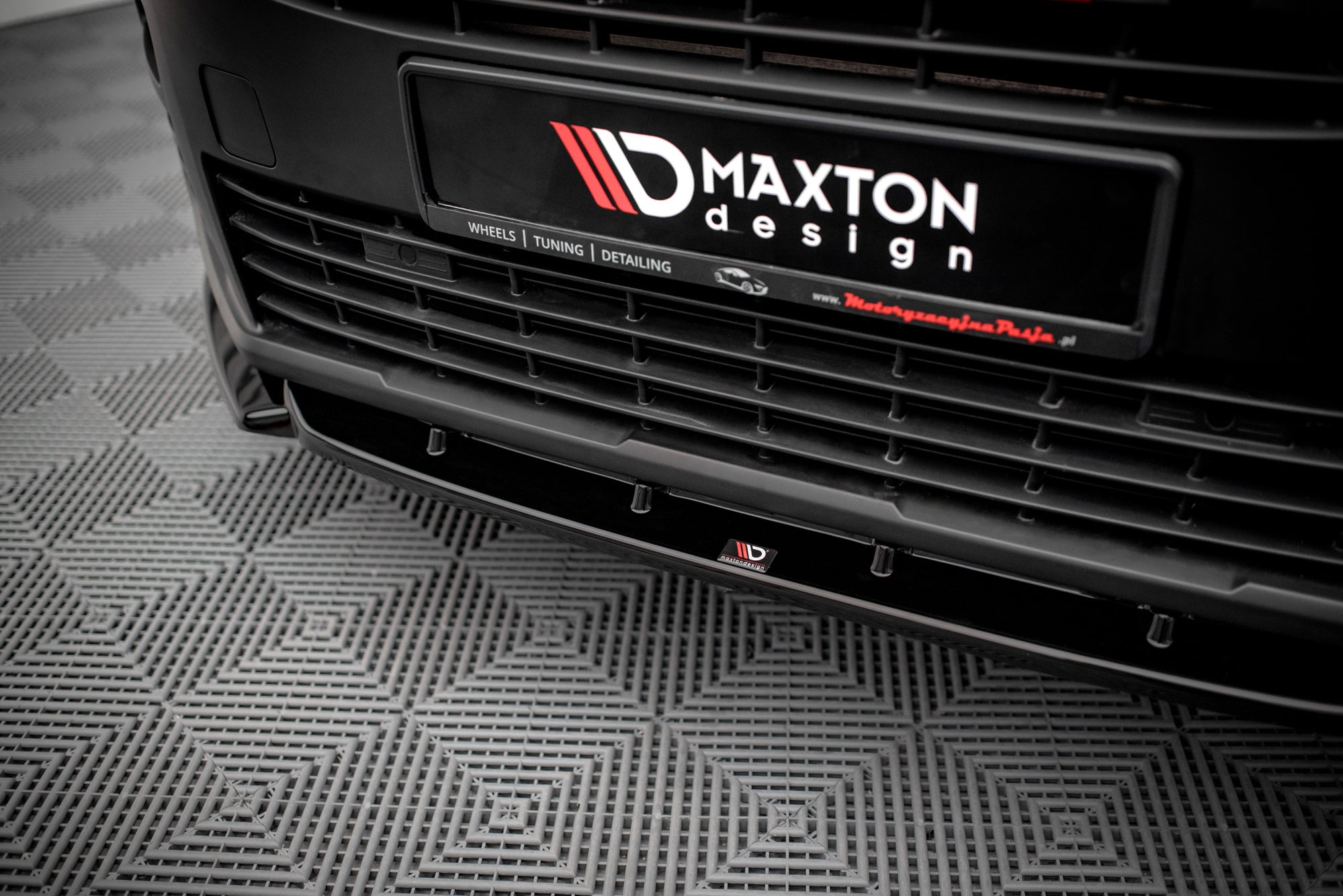 Prelungire splitter bara fata Peugeot Partner Mk3 2018- v1 - Maxton Design