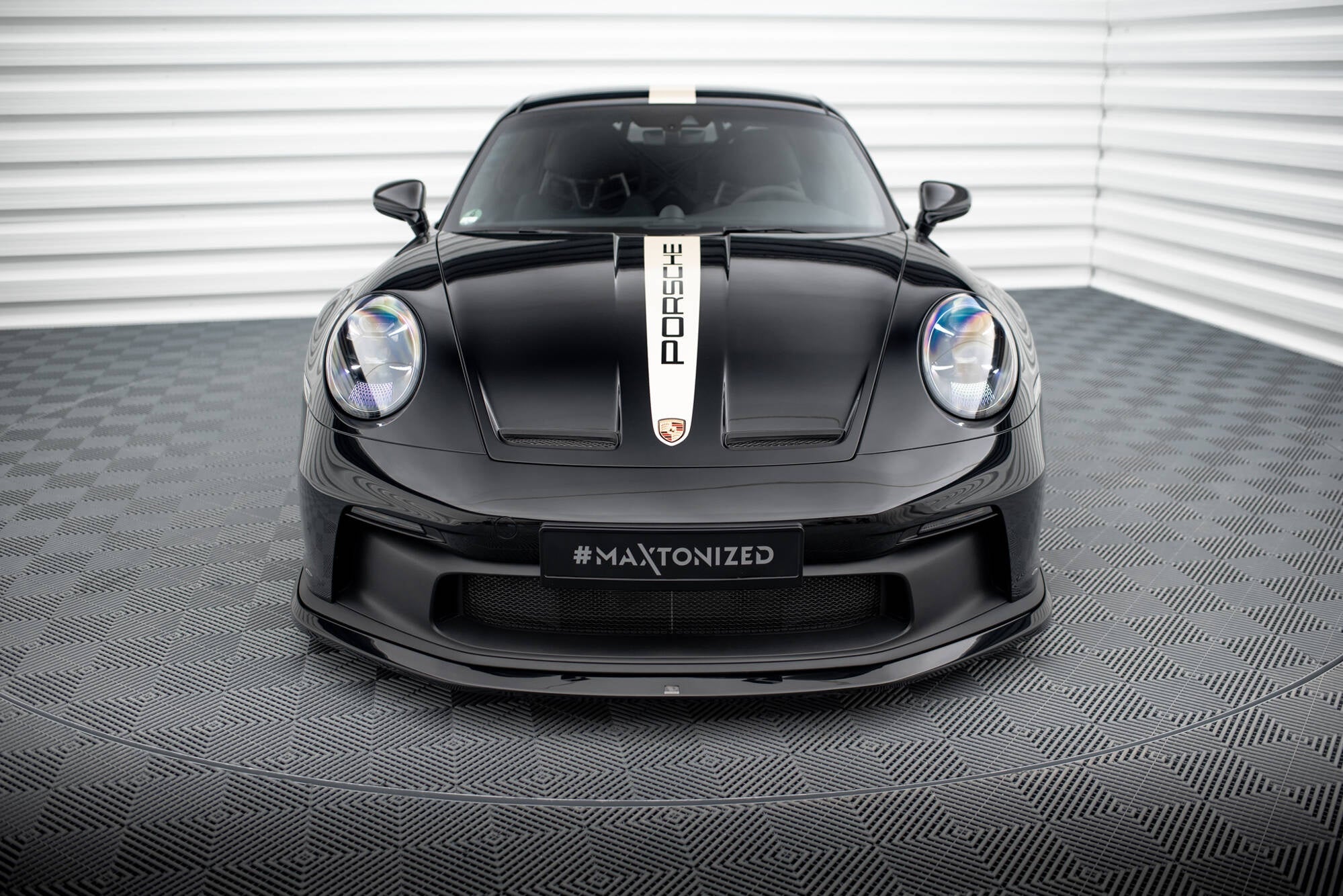Prelungire splitter bara fata Porsche 911 992 GT3 2021- v1 - Maxton Design