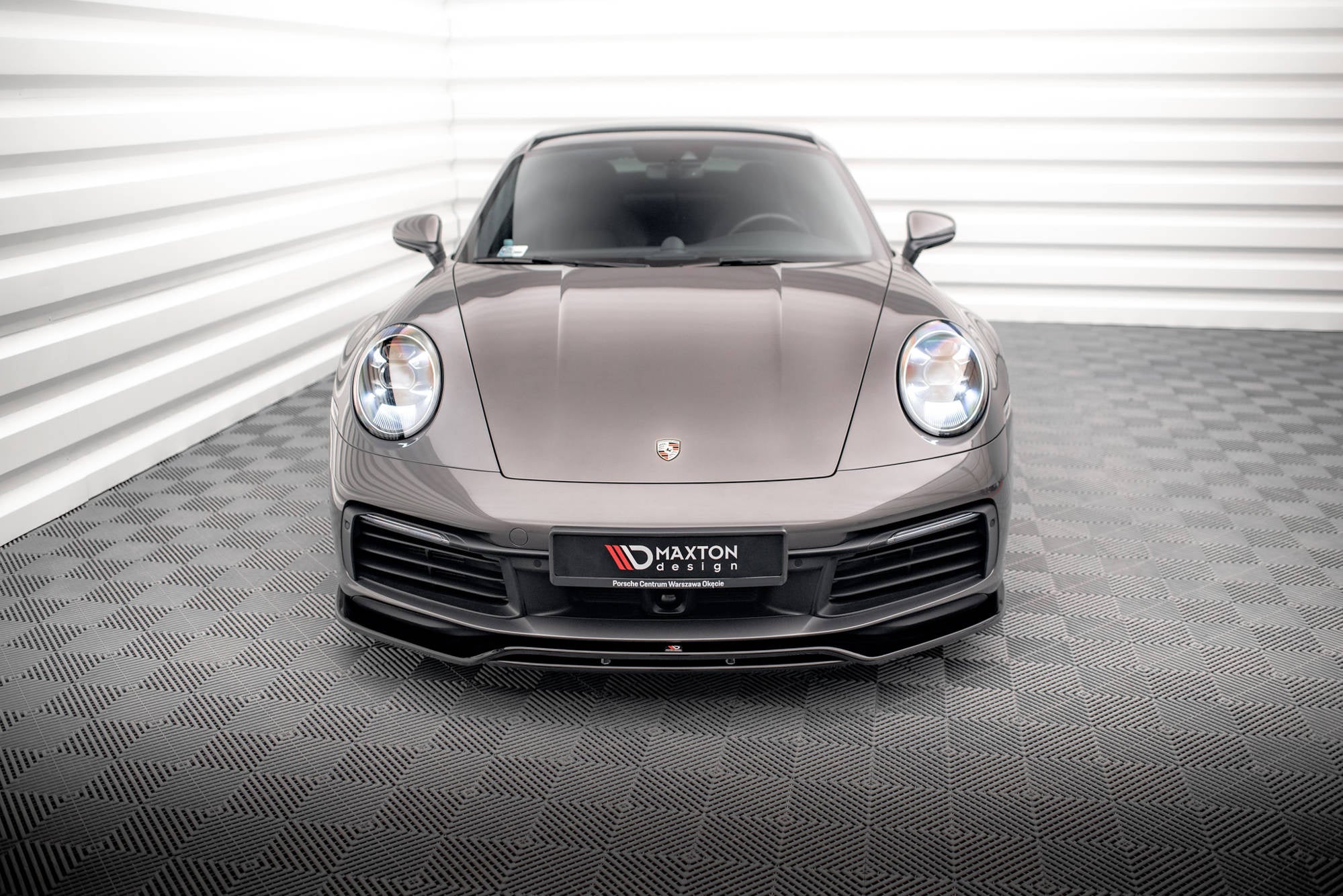 Prelungire splitter bara fata Porsche 911 Carrera 4S 992 2019- v1 - Maxton Design