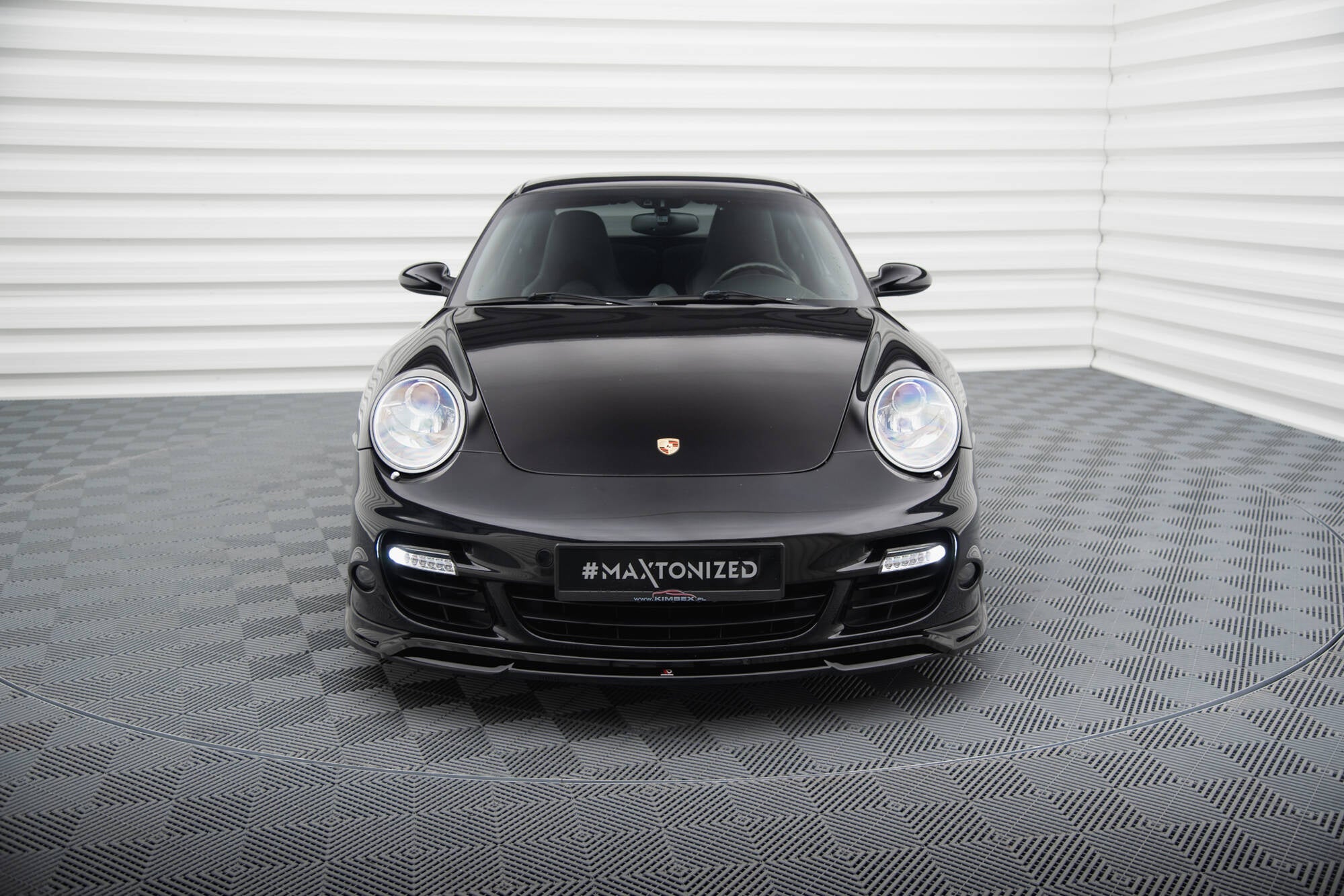Prelungire splitter bara fata Porsche 911 Turbo 997 2006-2009 v5 - Maxton Design