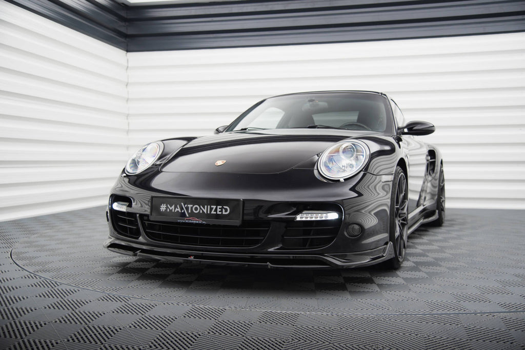 Prelungire splitter bara fata Porsche 911 Turbo 997 2006-2009 v5 - Maxton Design