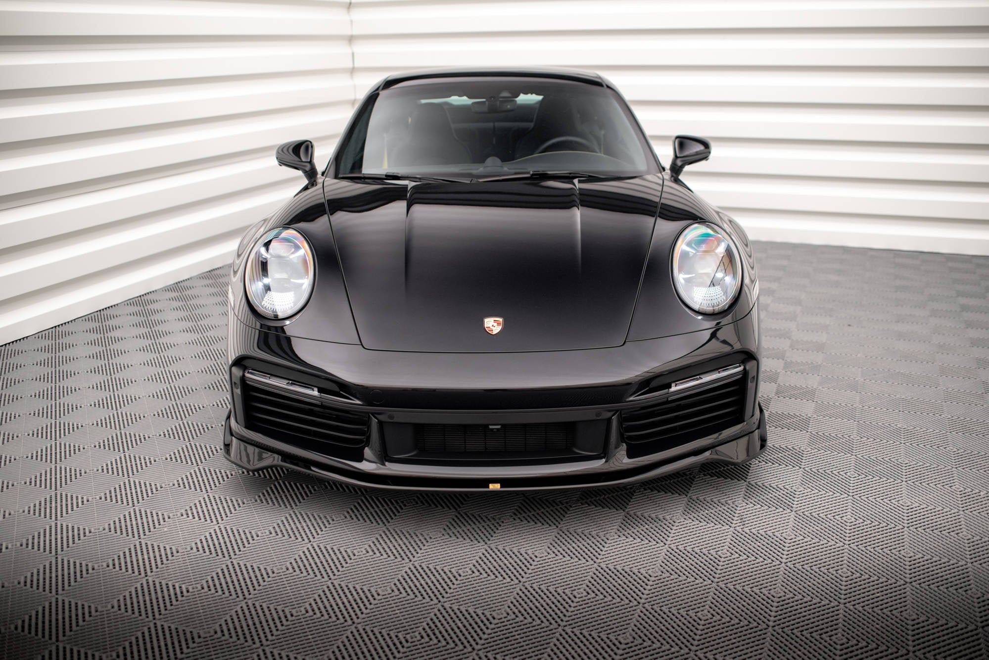 Prelungire splitter bara fata Porsche 911 Turbo S 992 2020- v4 - Maxton Design