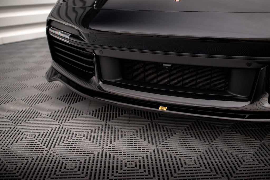 Prelungire splitter bara fata Porsche 911 Turbo S 992 2020- v4 - Maxton Design
