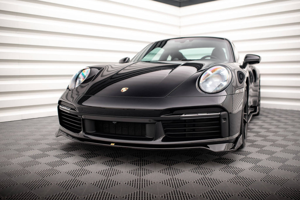 Prelungire splitter bara fata Porsche 911 Turbo S 992 2020- v4 - Maxton Design