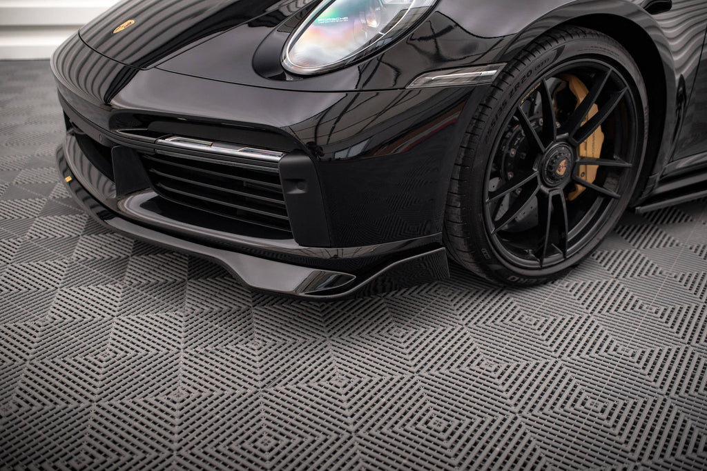 Prelungire splitter bara fata Porsche 911 Turbo S 992 2020- v4 - Maxton Design