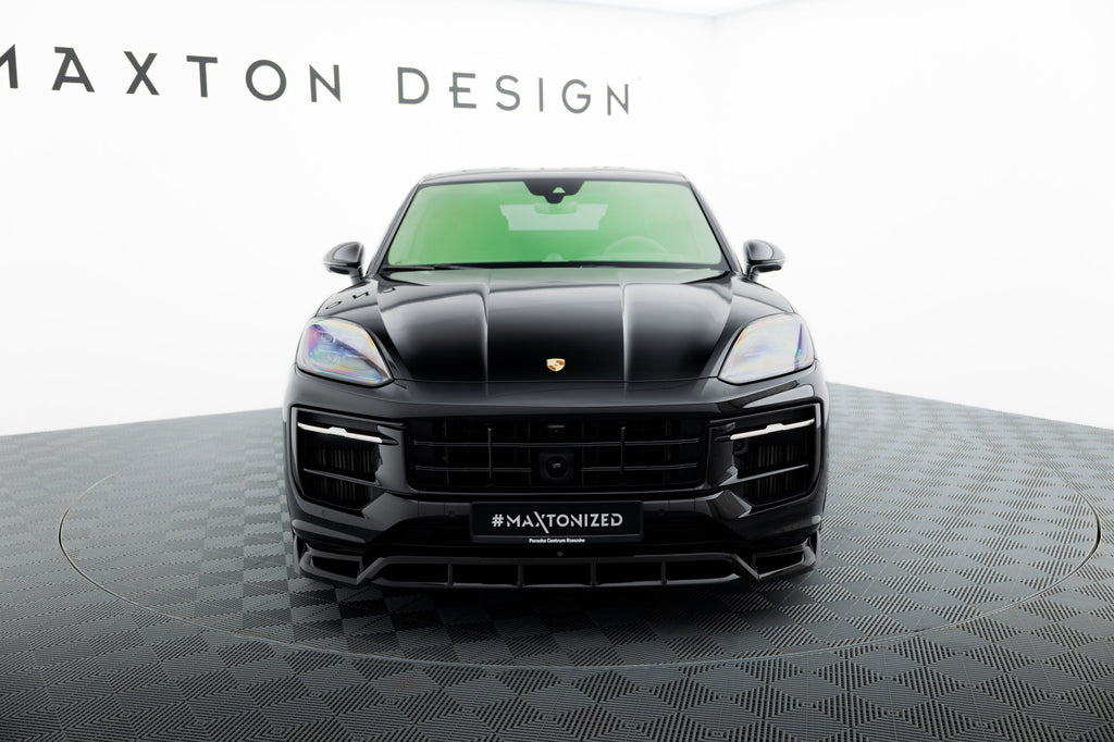 Prelungire splitter bara fata Porsche Cayenne Mk3 Facelift 2023- v3 - Maxton Design