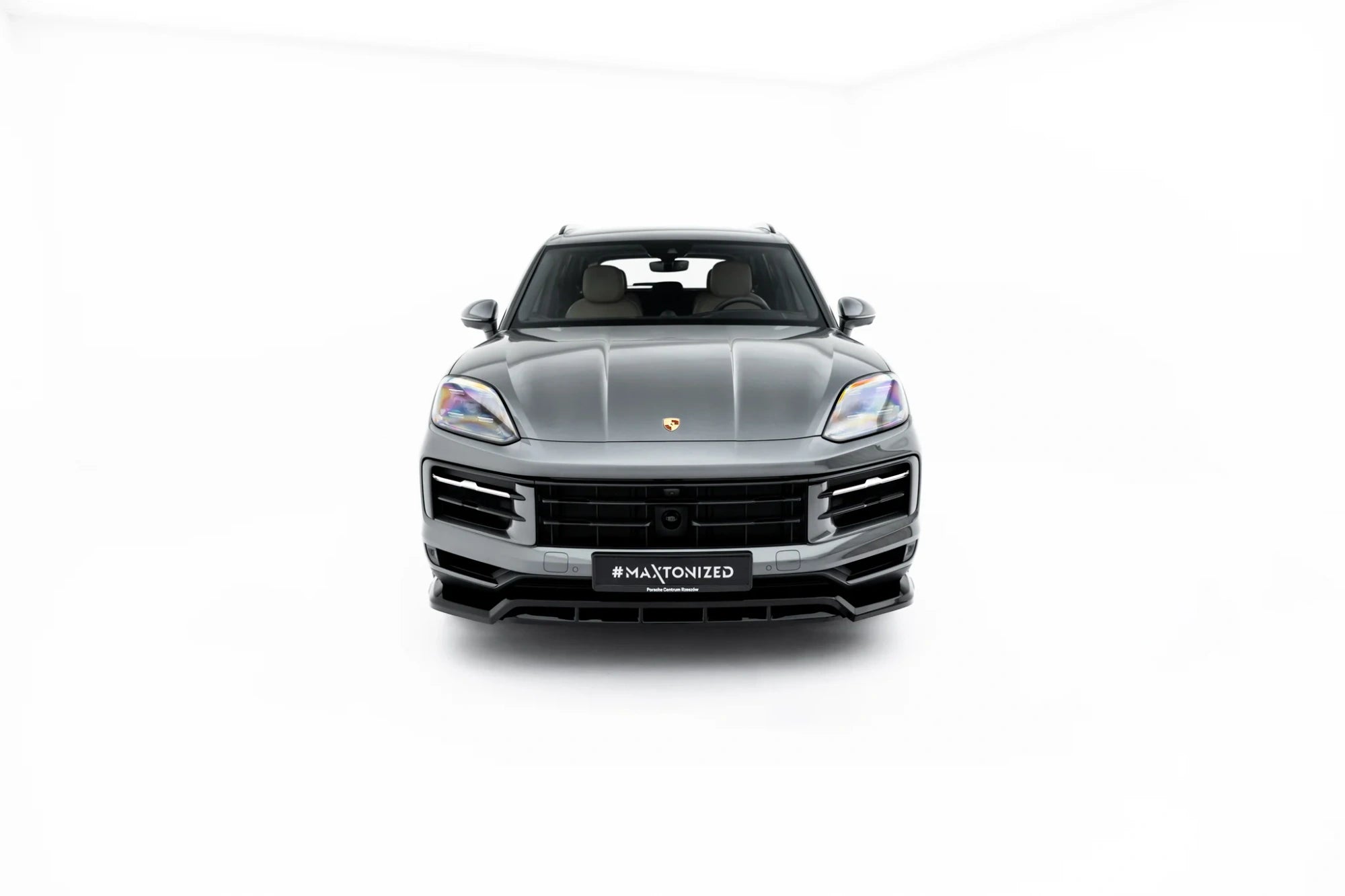 Prelungire splitter bara fata Porsche Cayenne SUV / Coupe Mk3 Facelift - Maxton Design