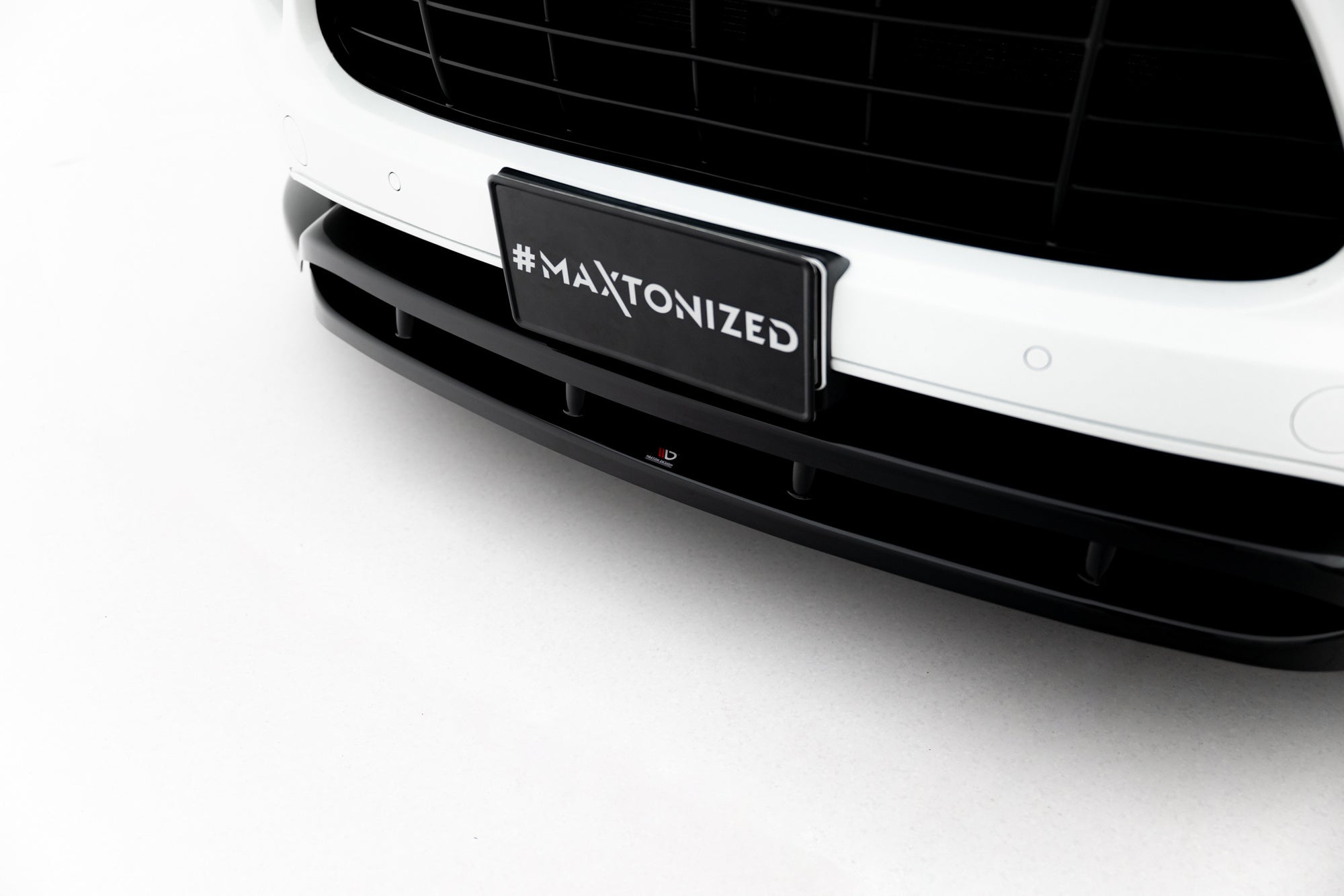 Prelungire splitter bara fata Porsche Cayenne Mk2 2010-2014 v1 - Maxton Design