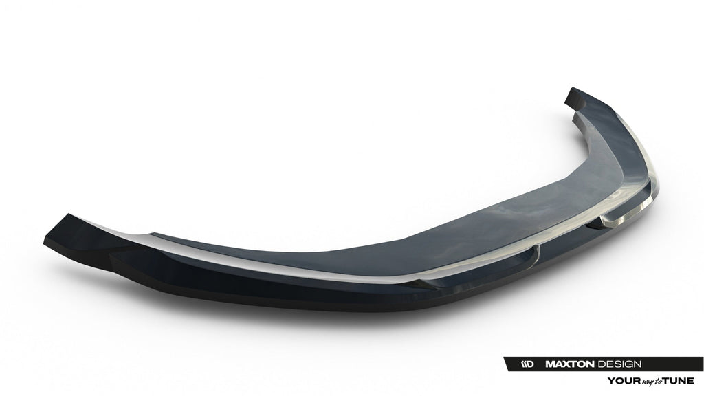 Prelungire splitter bara fata Porsche Macan EV Mk1 2024- v1 - Maxton Design