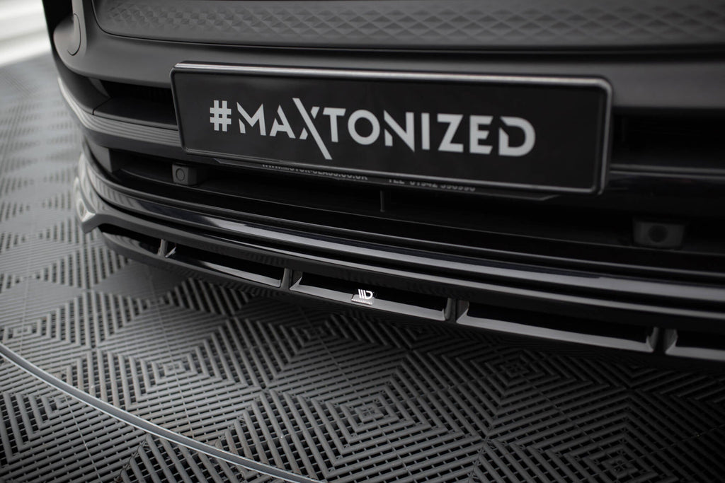 Prelungire splitter bara fata Macan GTS Mk1 Facelift 2 2021- v7 - Maxton Design