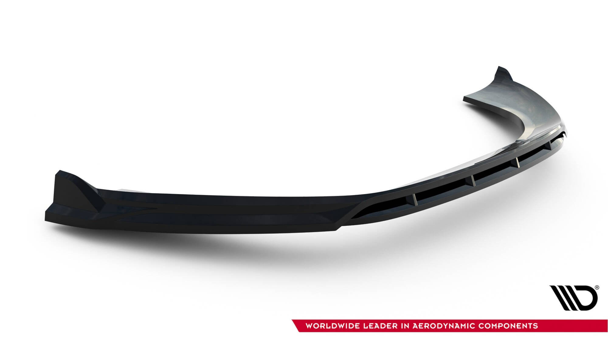 Prelungire splitter bara fata Macan GTS Mk1 Facelift 2 2021- v7 - Maxton Design
