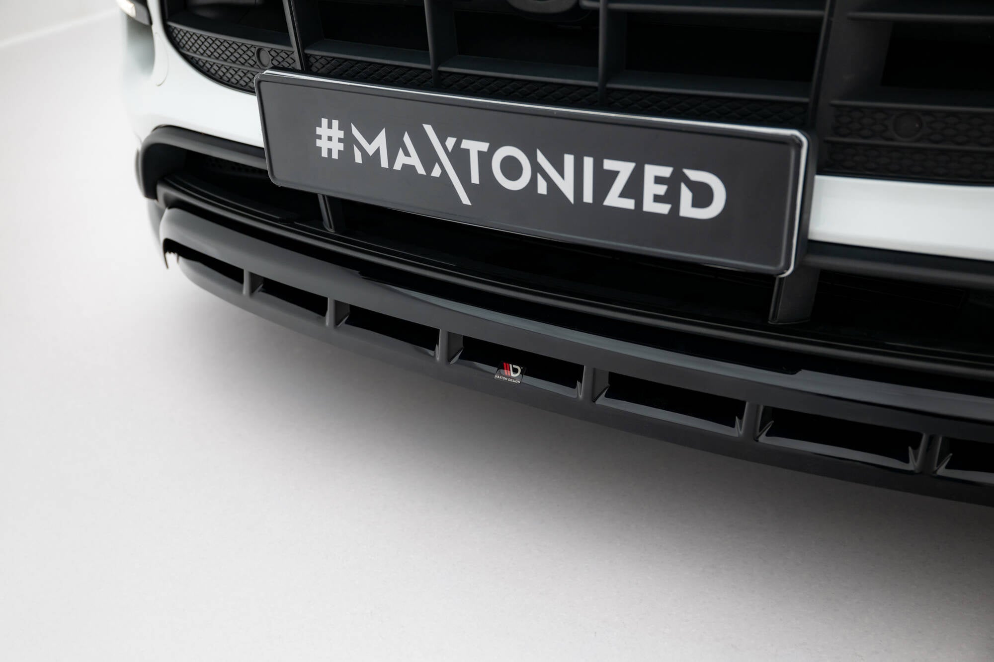 Prelungire splitter bara fata Porsche Macan Turbo Mk1 2014-2018 v8 - Maxton Design
