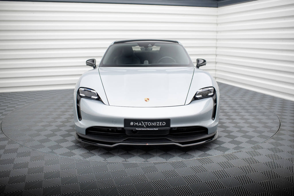Prelungire splitter bara fata Porsche Taycan Taycan 4 Taycan 4S Taycan GTS Mk1 2019- v1 - Maxton Design