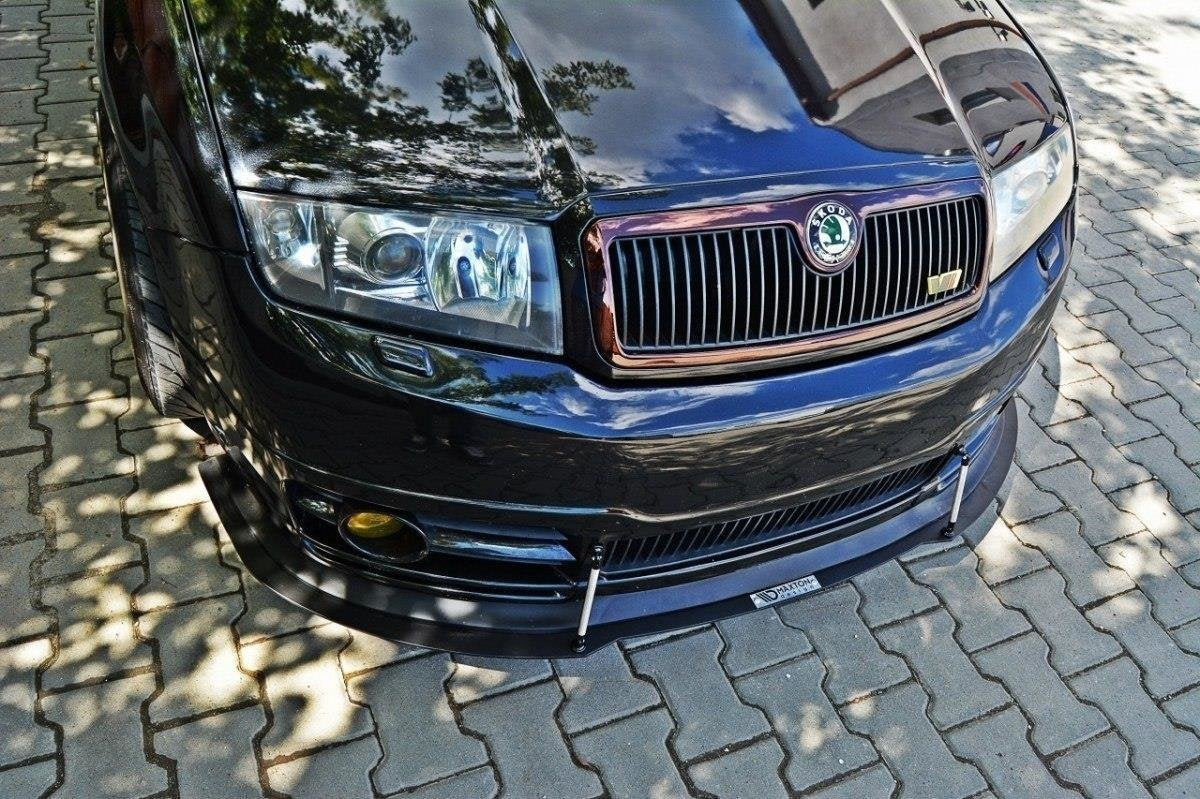 Prelungire splitter bara fata Skoda Fabia Mk1 RS 2003-2007 v4 - Maxton Design