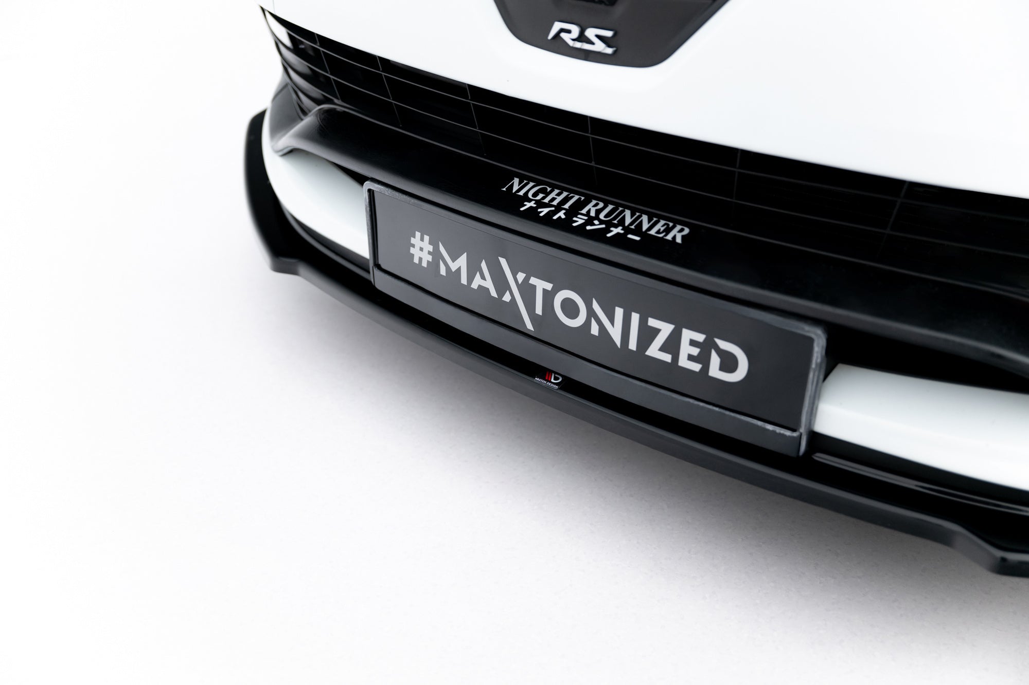 Prelungire splitter bara fata Renault Clio Mk4 RS 2012-2019 v3 - Maxton Design