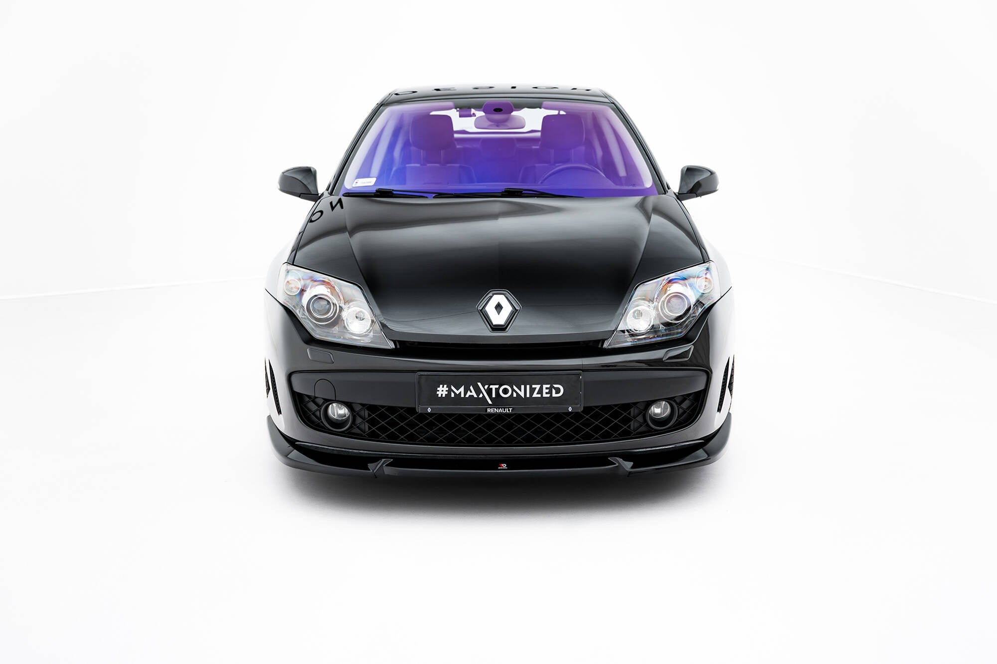 Prelungire splitter bara fata Renault Laguna Hatchback GT Mk3 2008-2010 v2 - Maxton Design