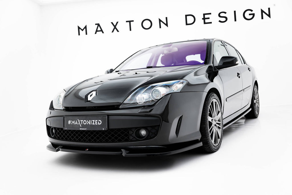Prelungire splitter bara fata Renault Laguna Hatchback GT Mk3 2008-2010 v2 - Maxton Design