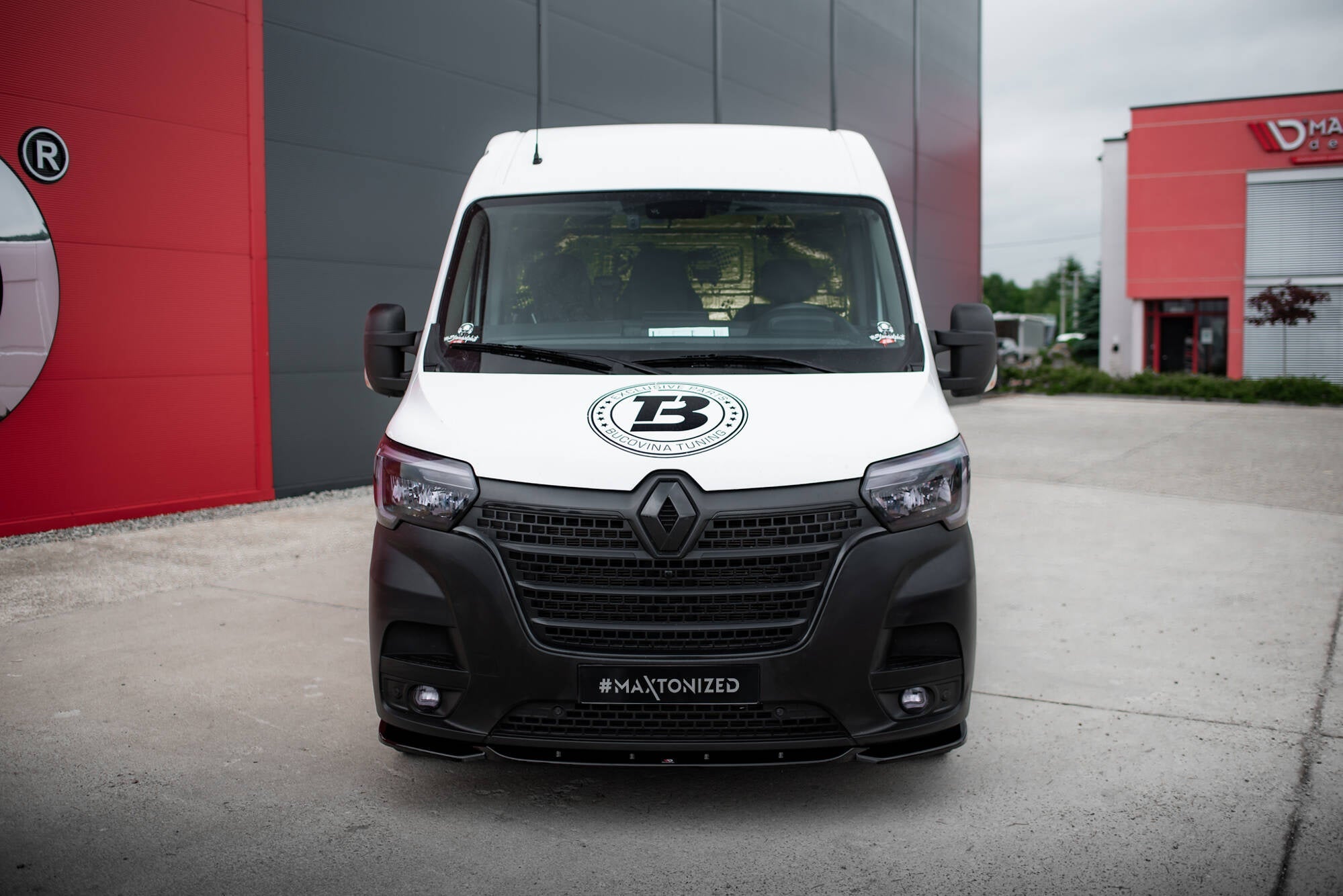 Prelungire splitter bara fata Renault Master Mk3 Facelift 2019- v2 - Maxton Design