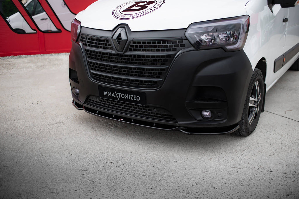 Prelungire splitter bara fata Renault Master Mk3 Facelift 2019- v2 - Maxton Design