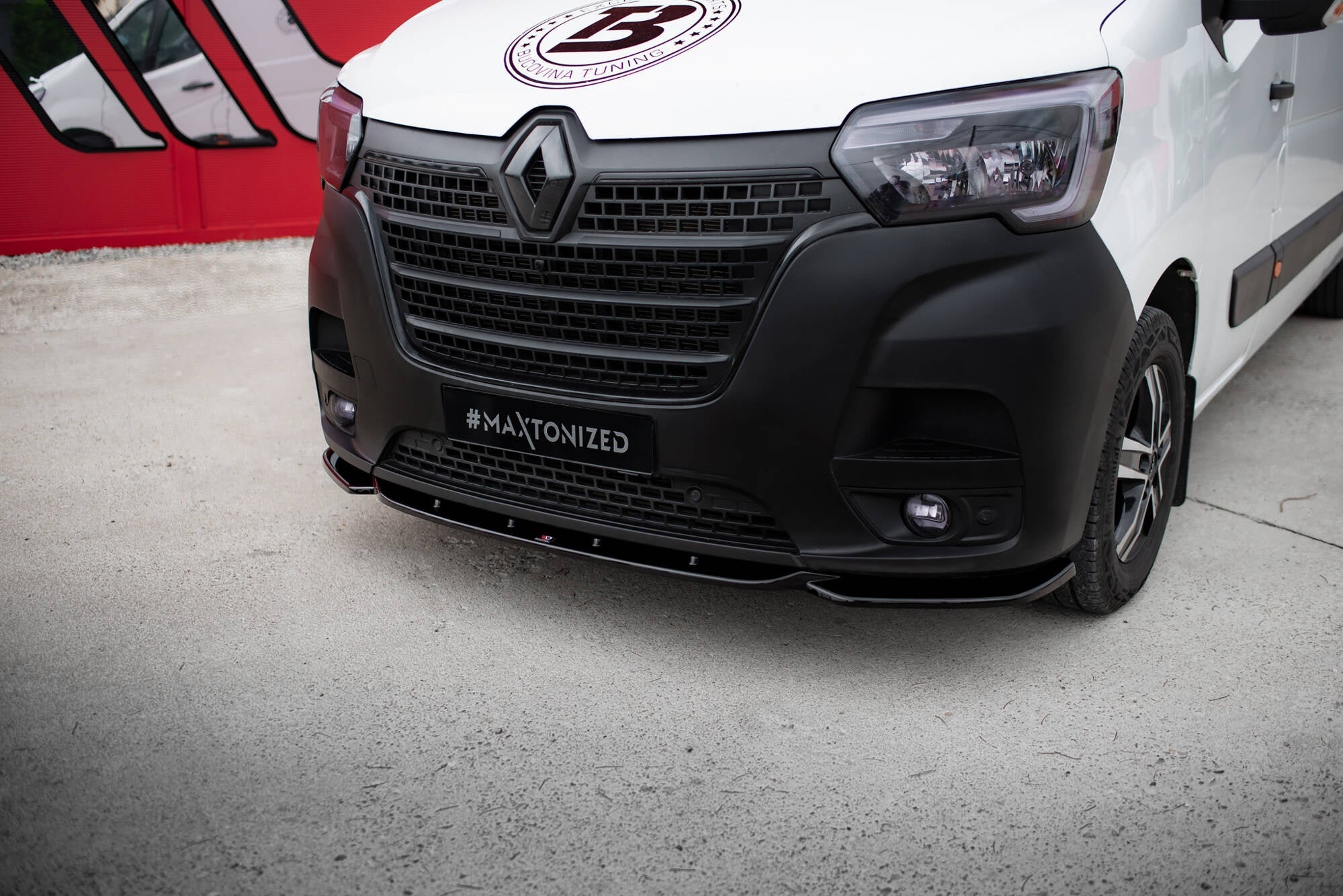 Prelungire splitter bara fata Renault Master Mk3 Facelift 2019- v2 - Maxton Design