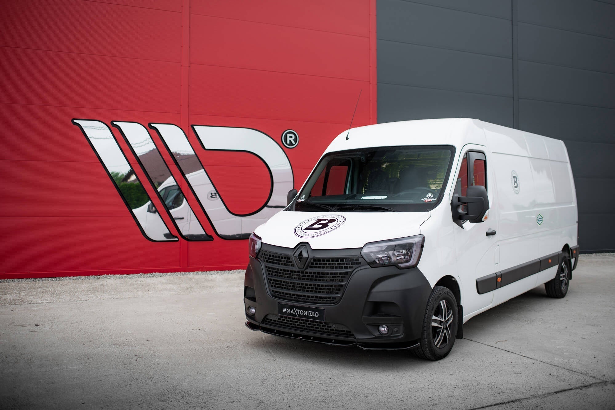 Prelungire splitter bara fata Renault Master Mk3 Facelift 2019- v2 - Maxton Design