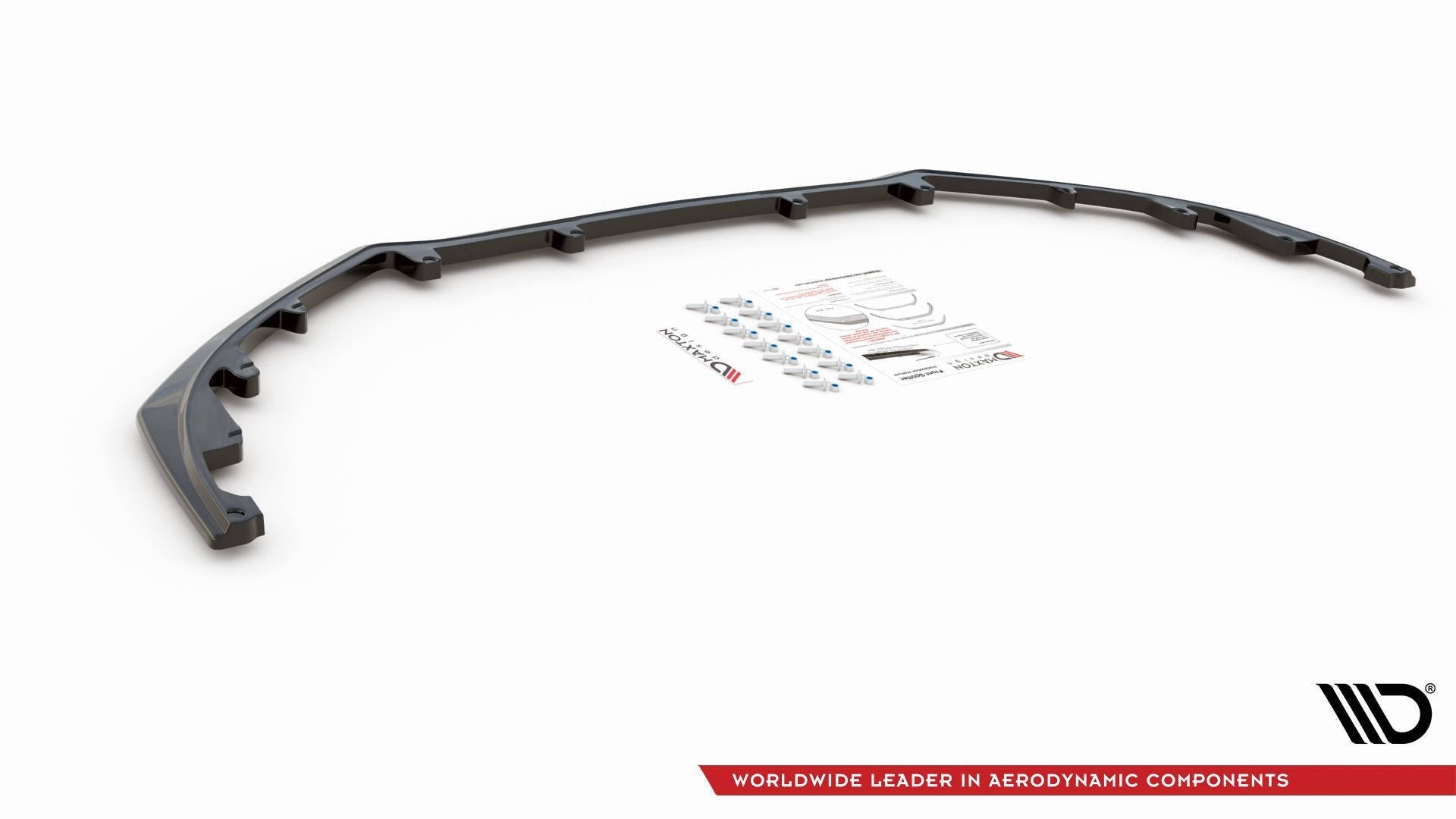 Prelungire splitter bara fata Renault Megane Mk4 GT-Line 2016- v5 - Maxton Design