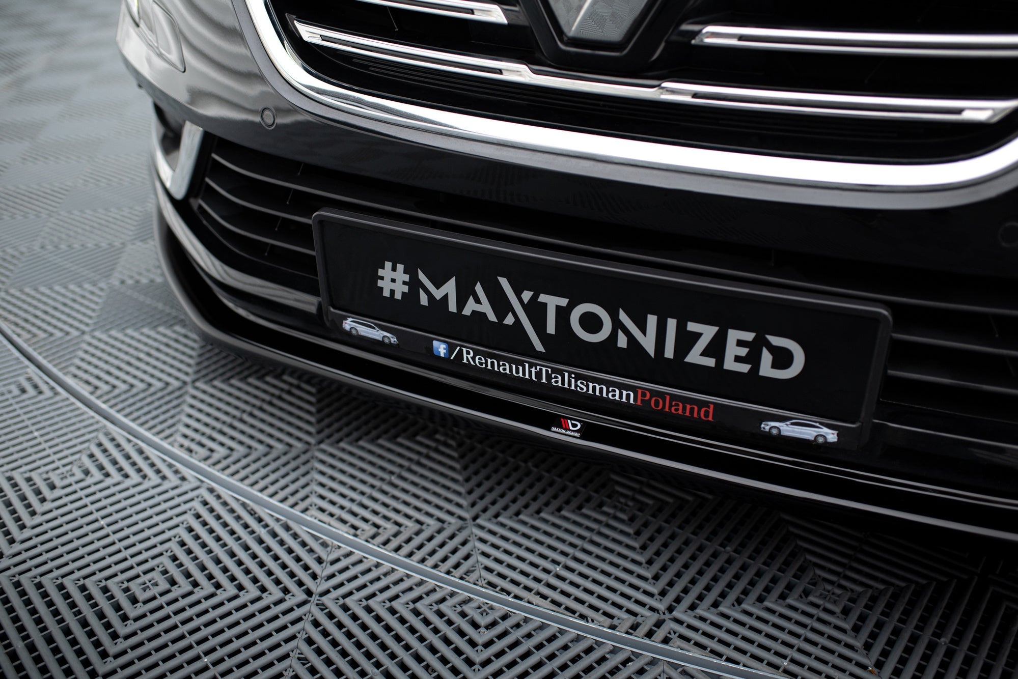 Prelungire splitter bara fata Renault Talisman 2015- v1 - Maxton Design