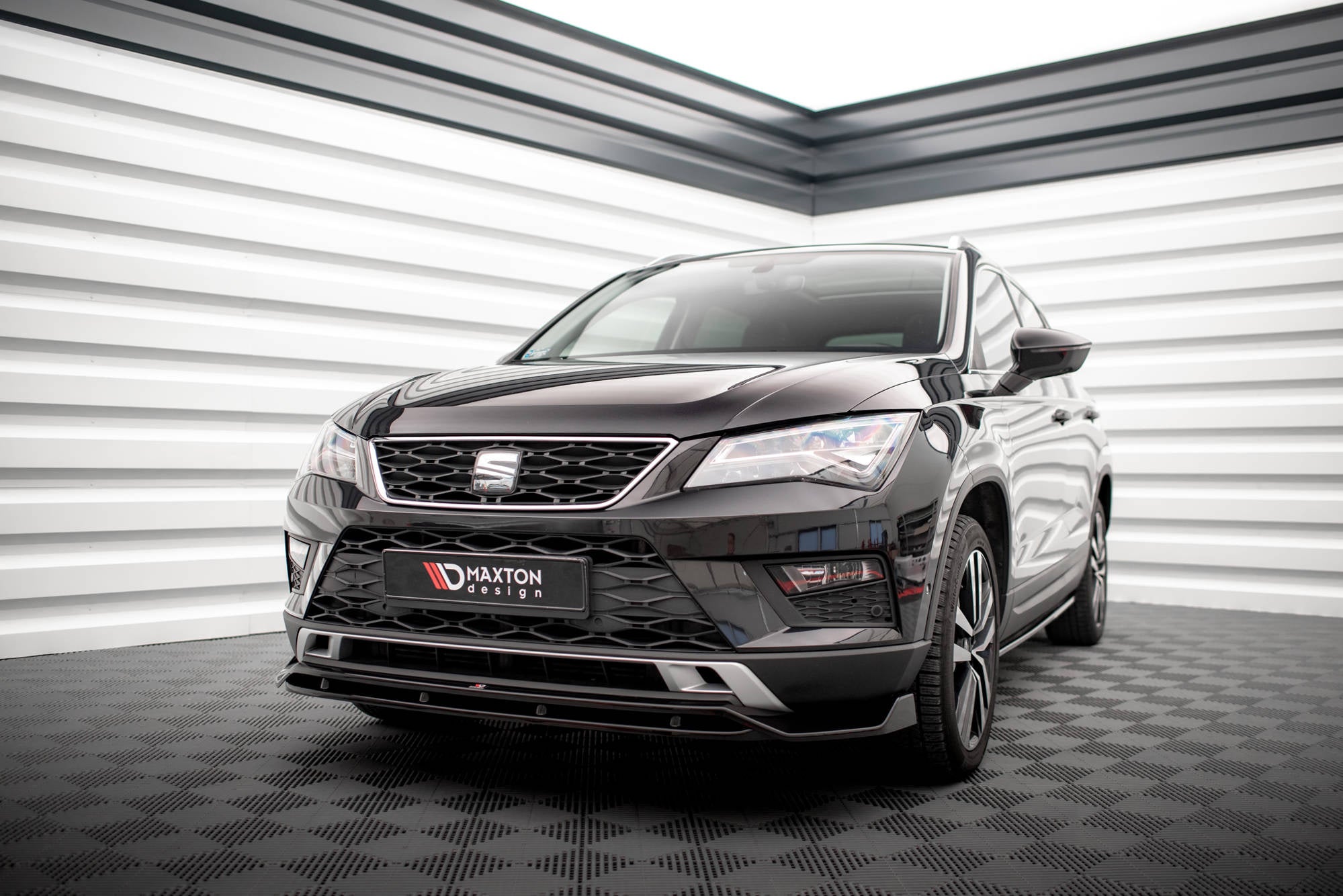 Prelungire splitter bara fata Seat Ateca Mk1 2016-2020 v1 - Maxton Design