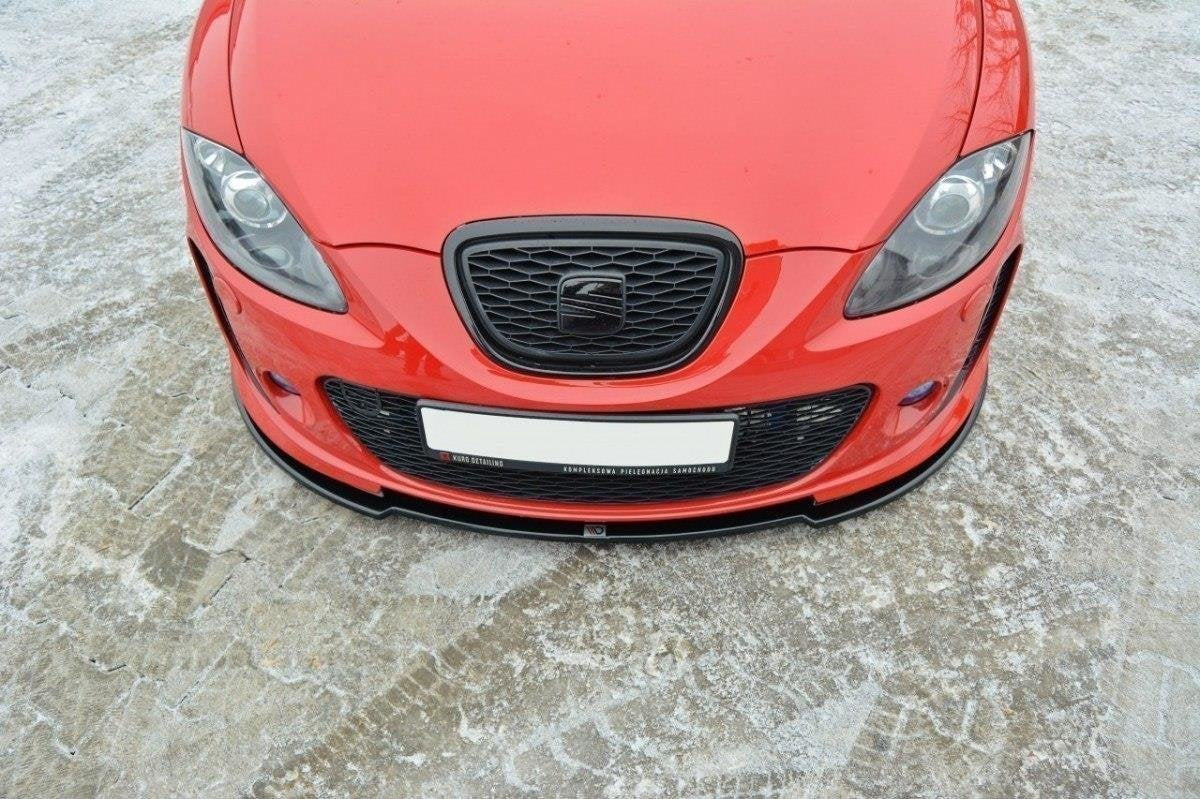 Prelungire splitter bara fata Seat Leon 1P MK2 MS Design 2005-2009 v1 - Maxton Design