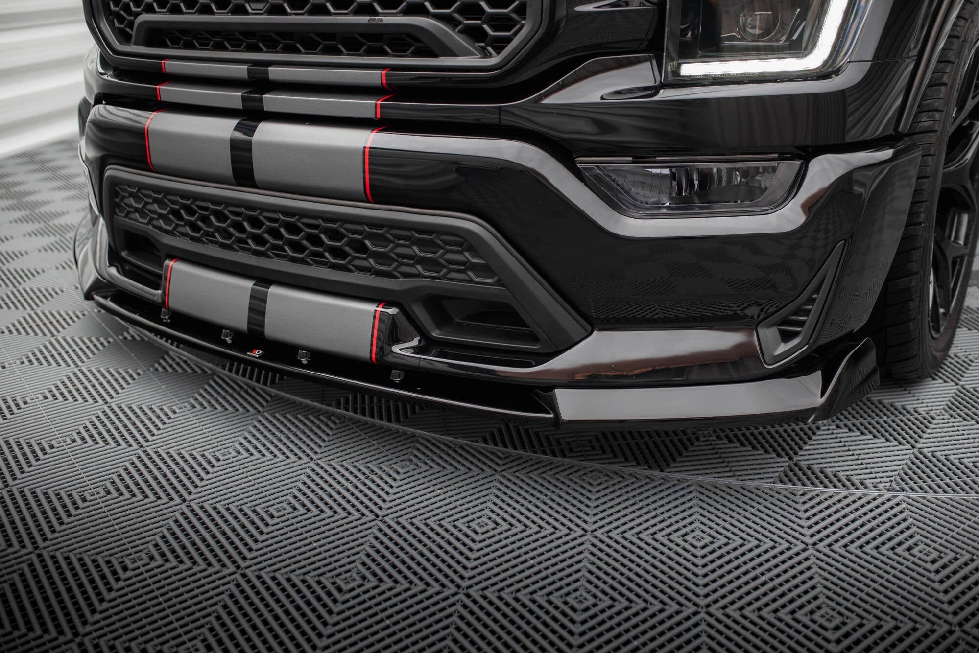 Prelungire splitter bara fata Shelby F150 Super Snake 2020- v1 - Maxton Design